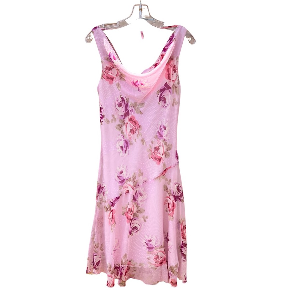 Vintage Floral Flowy Slip Dress